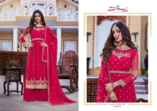Your Choice Iconic Nayra Cut Georgette Designer Salwar Suit Collection